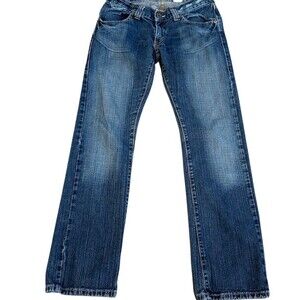 Vintage 90s Levi's Jeans Womens Size 7 Blue Low Rise straight leg jeans